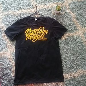 Black gospel t shirt unisex size small